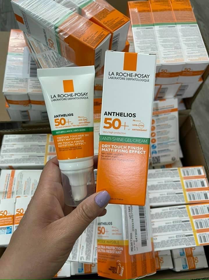 Kem chống nắng La Roche-Posay Anthelios Anti - Shine Gel - Cream SPF 50+ (Vạch Xanh)