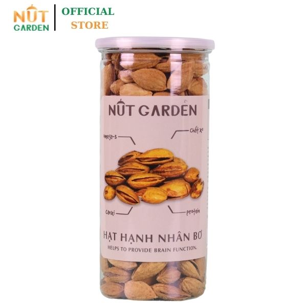 [HCM]Hạt Hạnh Nhân Rang Bơ Nut Garden - Hũ 465gr