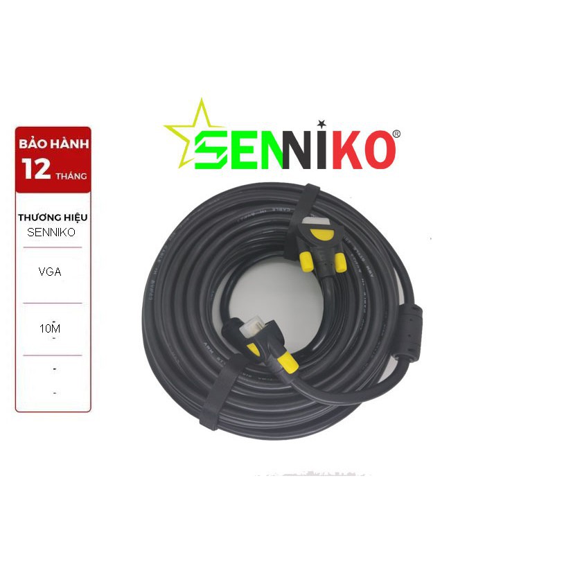 Cáp Vga Dài 10M 15M 20M 30M Senniko - Hàng  Bh 12 Tháng