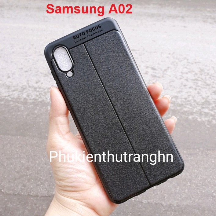 Ốp dẻo giả da autofocus Samsung A02/ M02 - phukienthutranghn