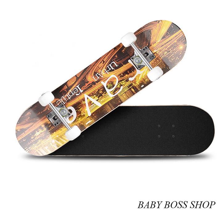 Ván trượt thể thao skate board gỗ phong ép 7 lớp cao cấp