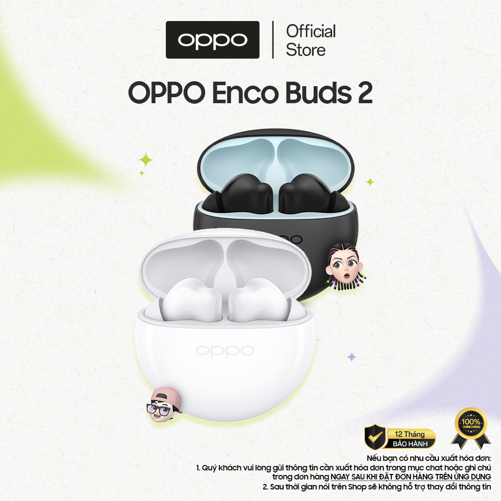 Tai nghe Không Dây True Wireless OPPO Enco Buds 2 | Hàng Chính Hãng