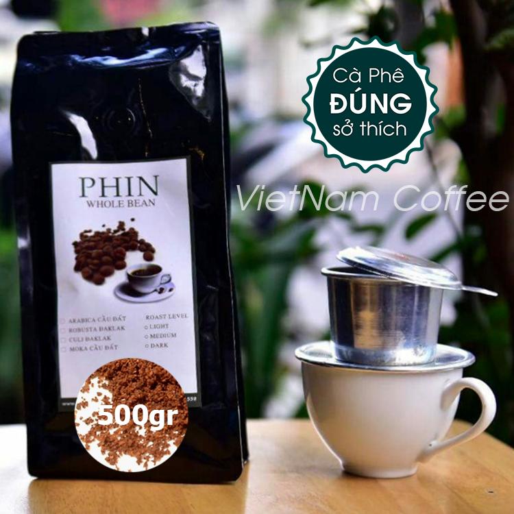 500g Cà phê Phin - Nguyên chất rang mộc BỘT - DALA Coffee