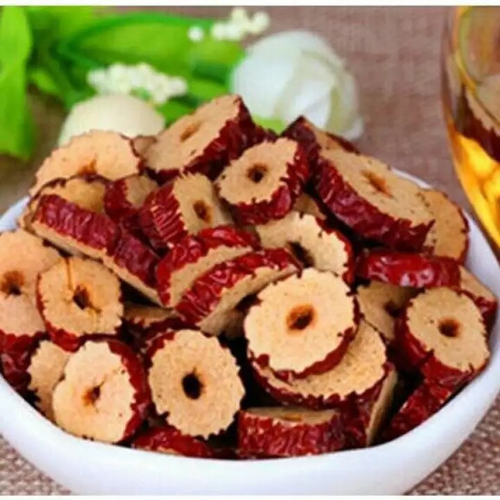 100g Táo đỏ lát sấy khô dùng pha trà dưỡng nhan, nấu chè, hầm canh