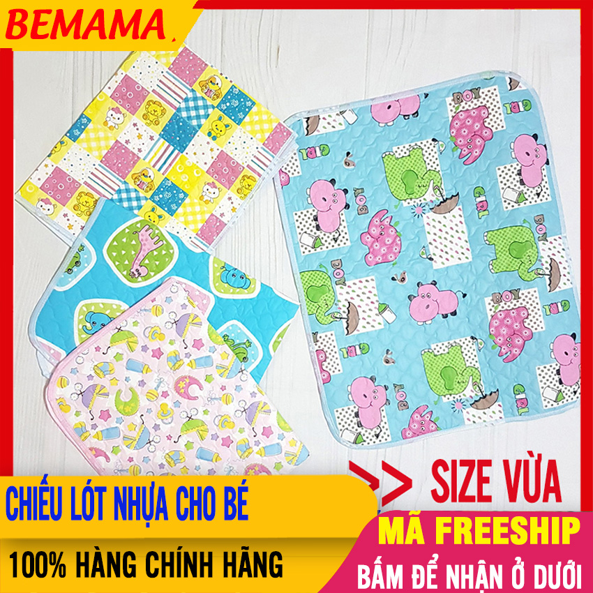 [LOẠI BỀN] Chiếu Nhựa Gấp Gọn Cho Bé Mềm Mại Loại Nhỏ, Chống Thấm - Chiếu Thay Bỉm, Tã/tả, Lót Nôi, Cũi, Giường, Chiếu Chống Thấm Cho Bé, Chiếu Nằm Cho Bé, Tấm Lót Nệm, Miếng Lót Sơ Sinh BEMAMA - Chieu Lot Nhua Be - BTT00540
