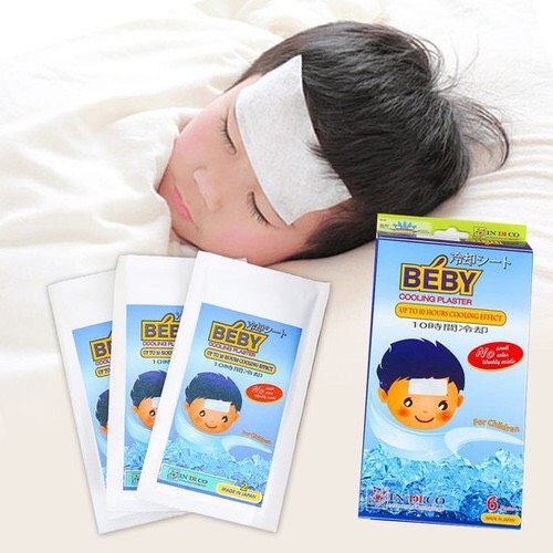 Miếng dán hạ sốt Béby Cooling Plaster 1 gói 2 miếng