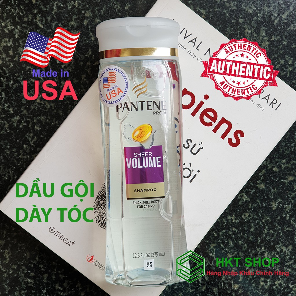 Dầu gội pantene sheer volume pro-v - nhập nhẩu chính hãng từ mỹ