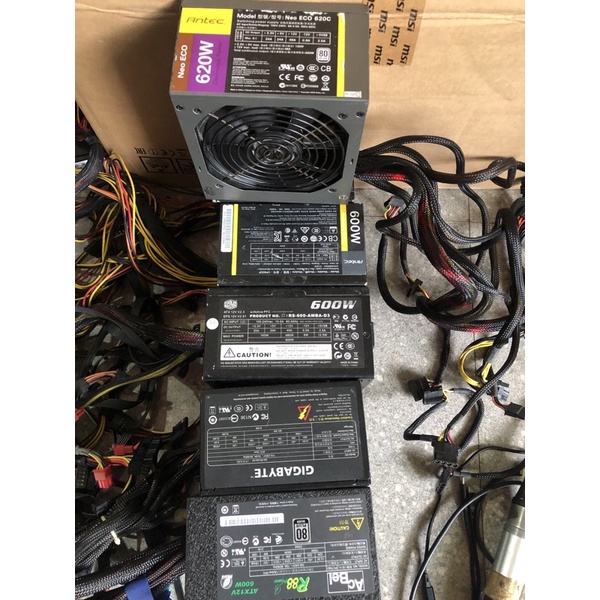 Nguồn 600w/400w/500w Công suất thực, Nguồn máy tính cũ đã qua sử dụng