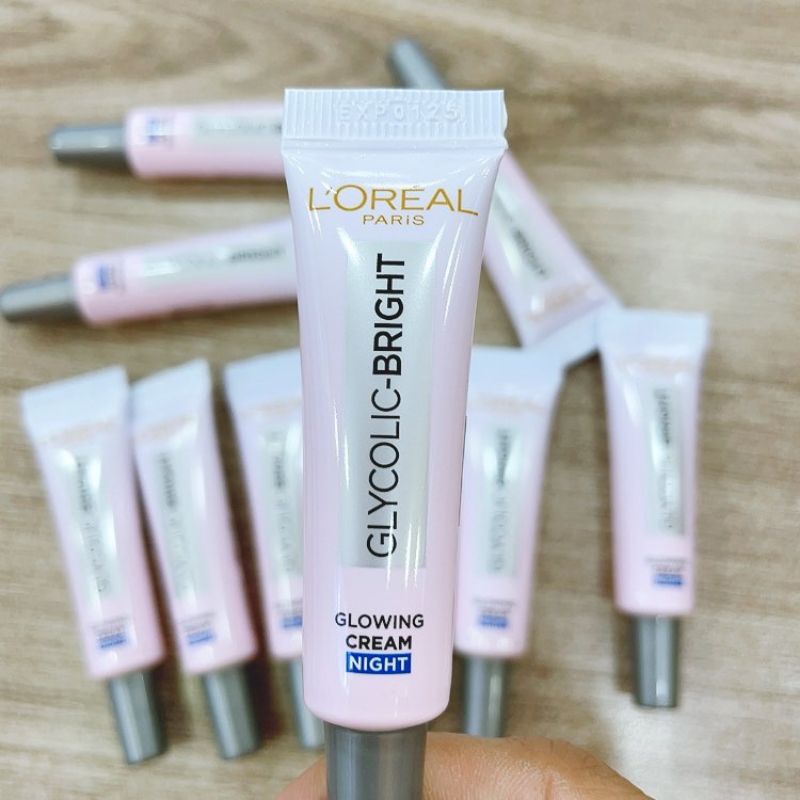 7.5ml - kem dưỡng sáng da mờ thâm nám tàn nhang l’oreal ban đêm - dạng tuýp