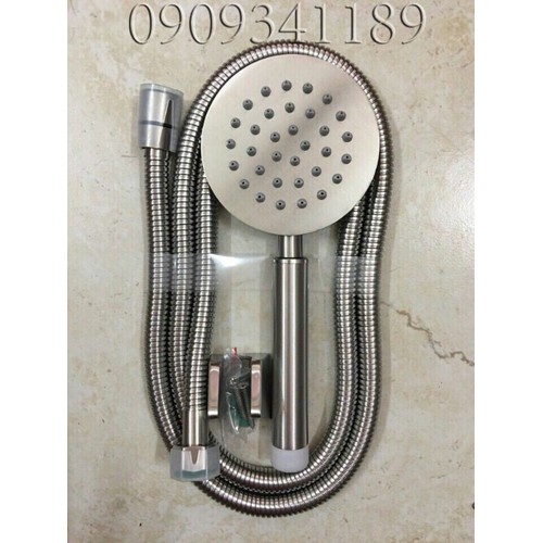 [HCM][GIÁ SIÊU RẺ] Tay Sen Tắm Vòi Hoa Sen INOX 304 TS22 và Dây Sen và Cài Sen TAY SEN INOX TRÒN