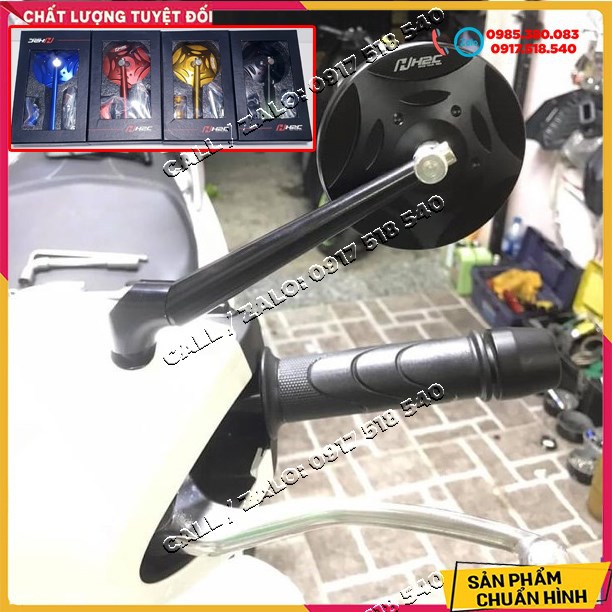 Kính Gương Chiếu Hậu H2C Mẫu Tròn CNC Ngôi Sao chân 744 ( Gía 1 Chiếc)