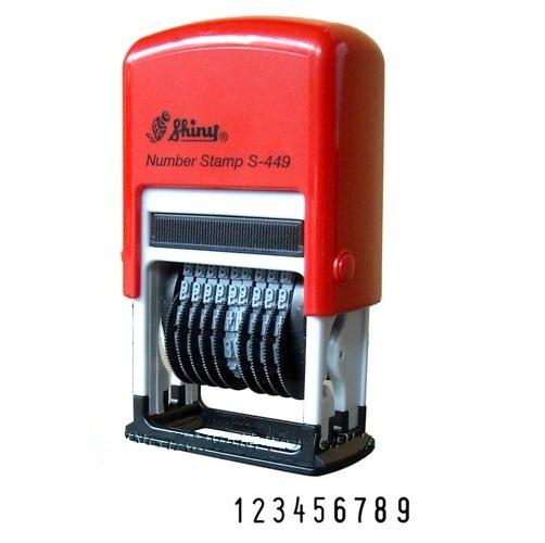 Dấu 9 só xoay, số cao 4mm shiny s-449