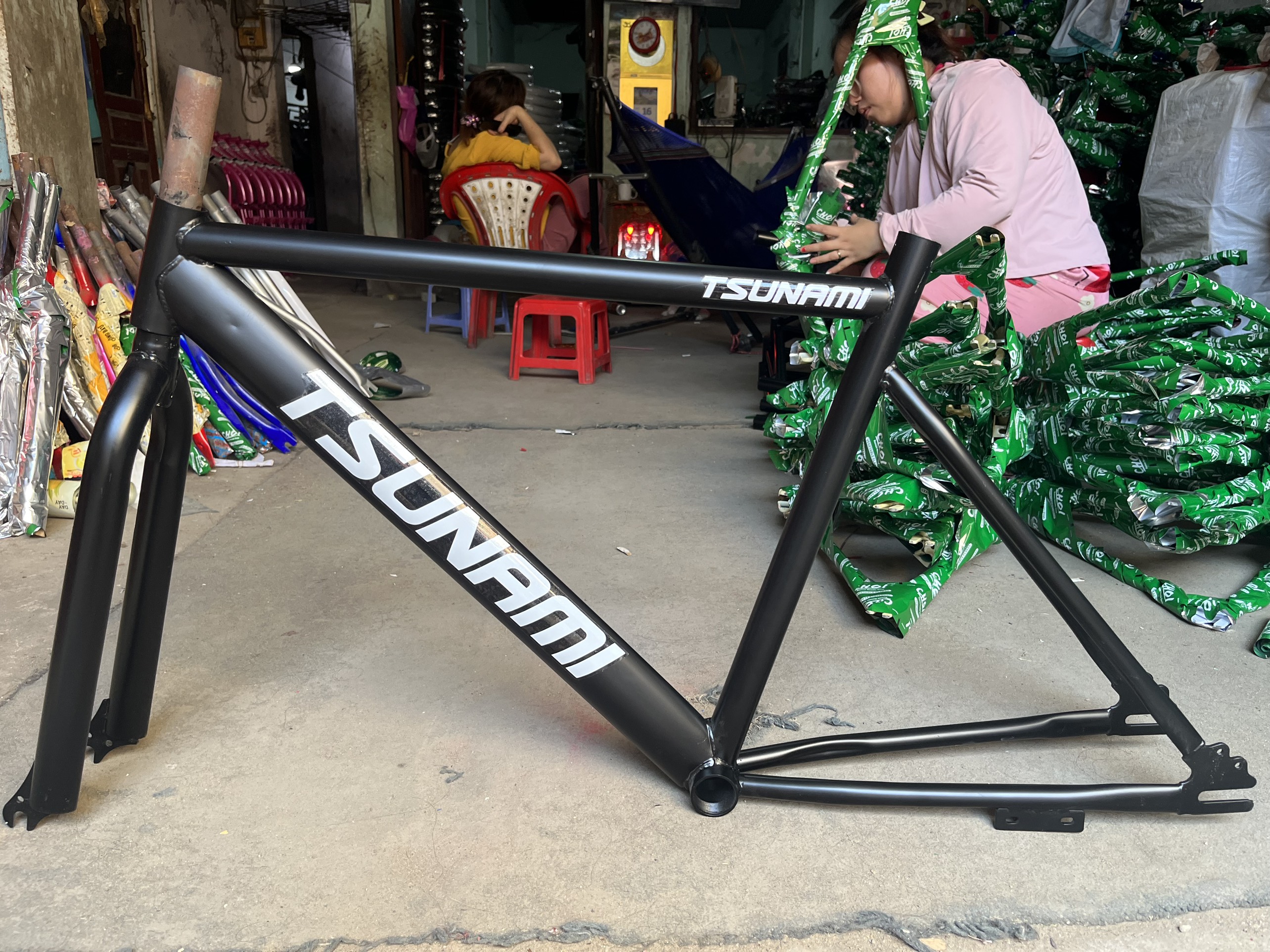 Khung xe đạp Fixed Gear