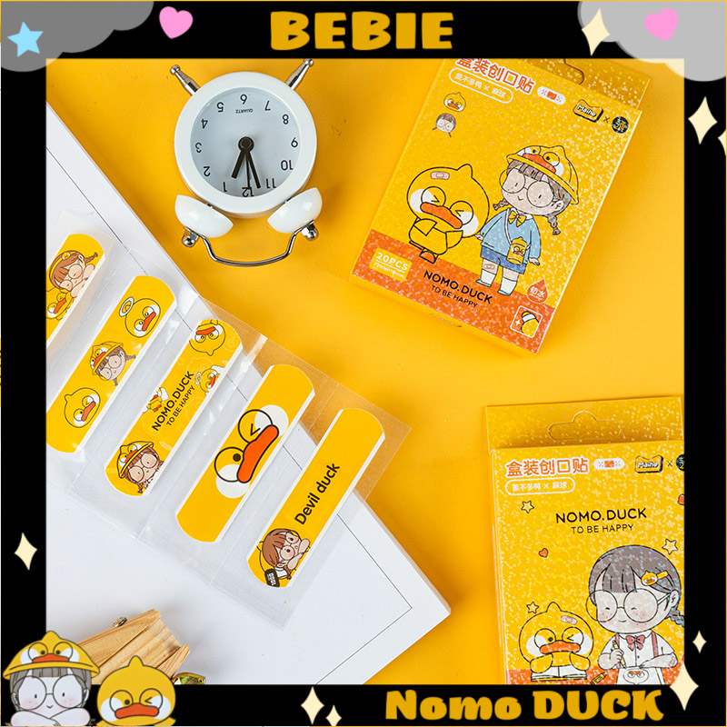 Băng keo cá nhân hộp 20 miếng hình vịt nomo duck bebie shop - bp508