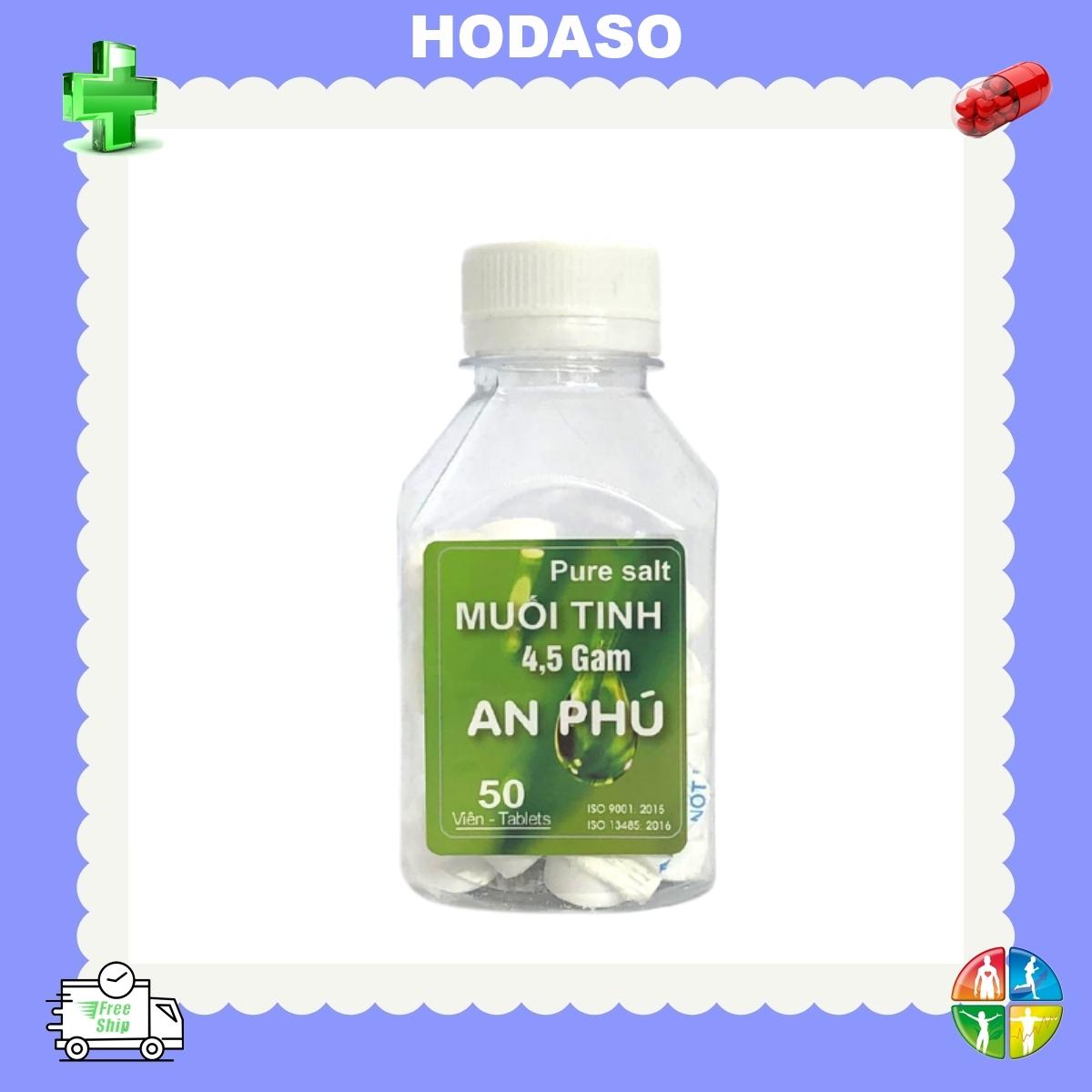 Viên muối tinh nacl 0,9% - pha súc miệng