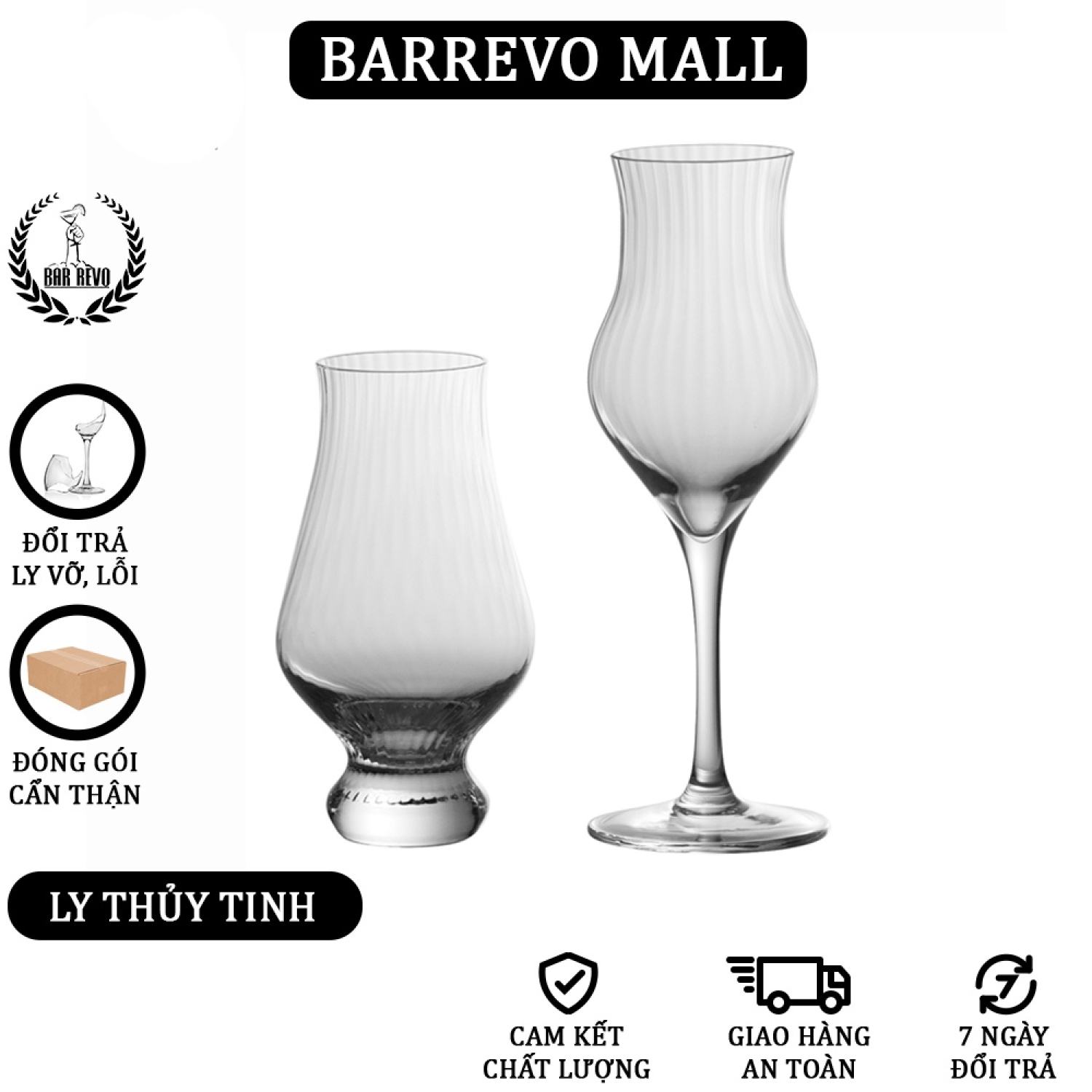 Whisky Tasting Glass - Ly Thử Sọc
