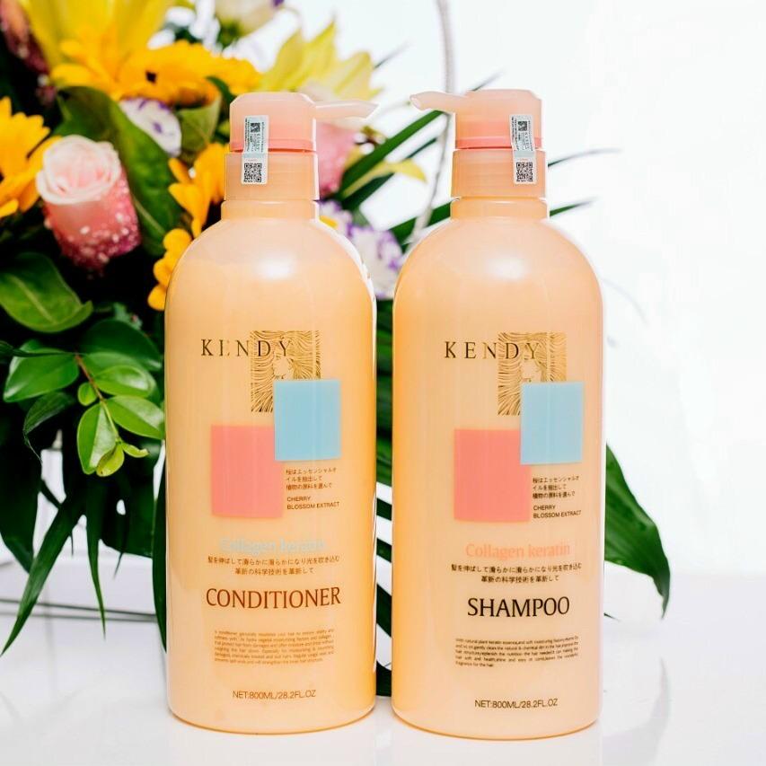 Dầu gội, xả dưỡng sinh cao cấp chống rụng, ngăn ngừa bạc tóc kendy 800ML