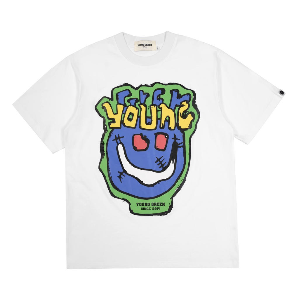 Áo thun young green face 'marcus' tee