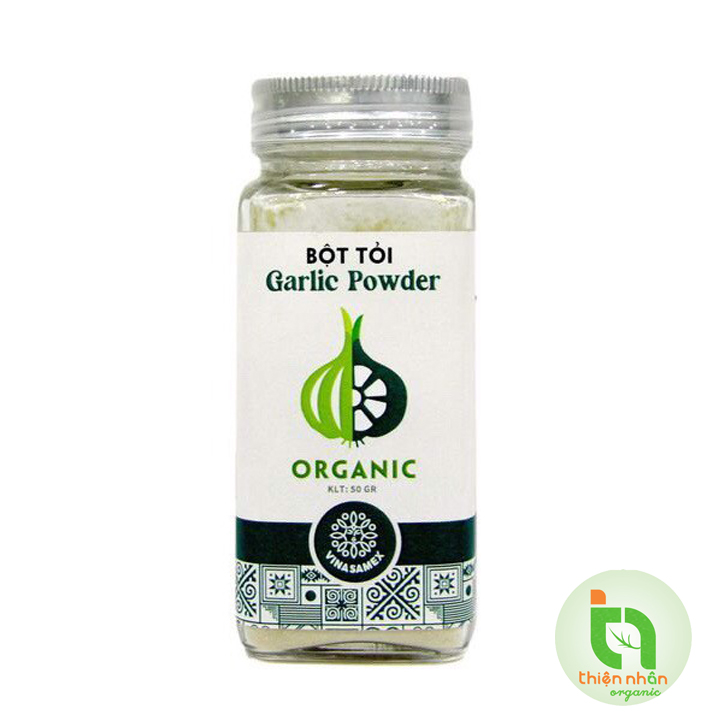 Bột tỏi hữu cơ Vinasamex 50g - Vinasamex Organic Garlic Powder 50g