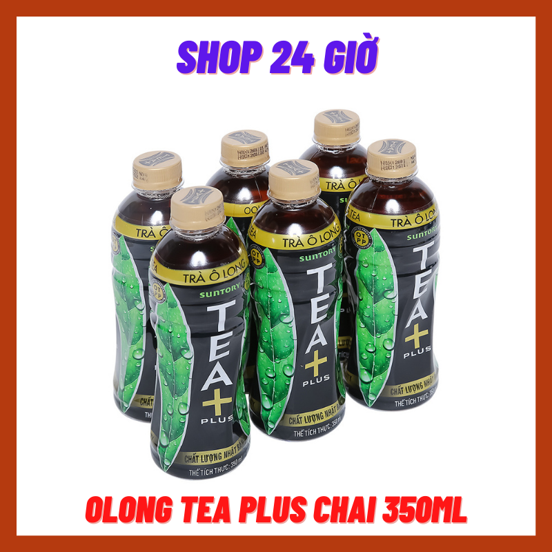 Trà olong tea plus 1 lốc 6 chai 350ml