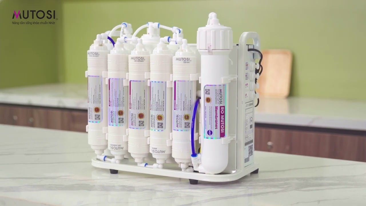 Máy lọc nước mutosi mp-192 - chính hãng - 9 cấp lọc