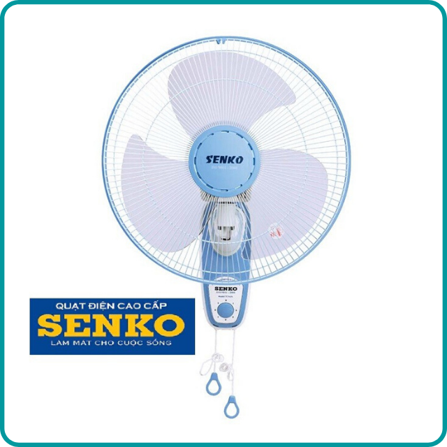 Quạt treo tường 2 dây SENKO TC1626 sải cánh 40cm - Kiểu Dáng Thời Trang, Bền Đẹp - Bảo Hành Chính Hãng 24 tháng.