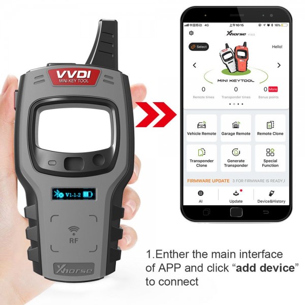 VVDI MINI TOOL - Reset, tạo khóa smart key