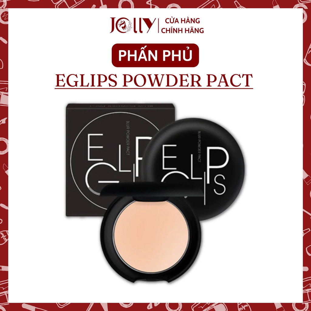 Phấn Phủ Siêu Mịn Eglips Blur Powder Pact Jolly Cosmetics