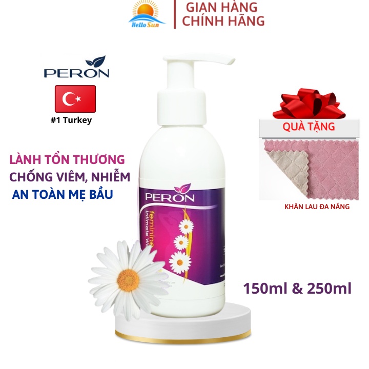 Dung dịch vệ sinh phụ nữ peron, dung dịch vệ sinh phụ nữ thổ nhĩ kỳ chai 150ml
