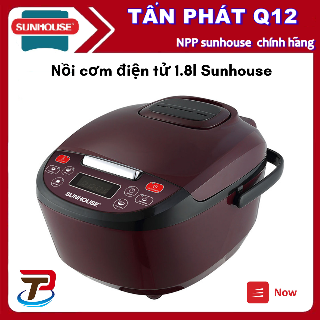 [HCM]NỒI CƠM ĐIỆN TỪ SUNHOUSE SHD8909