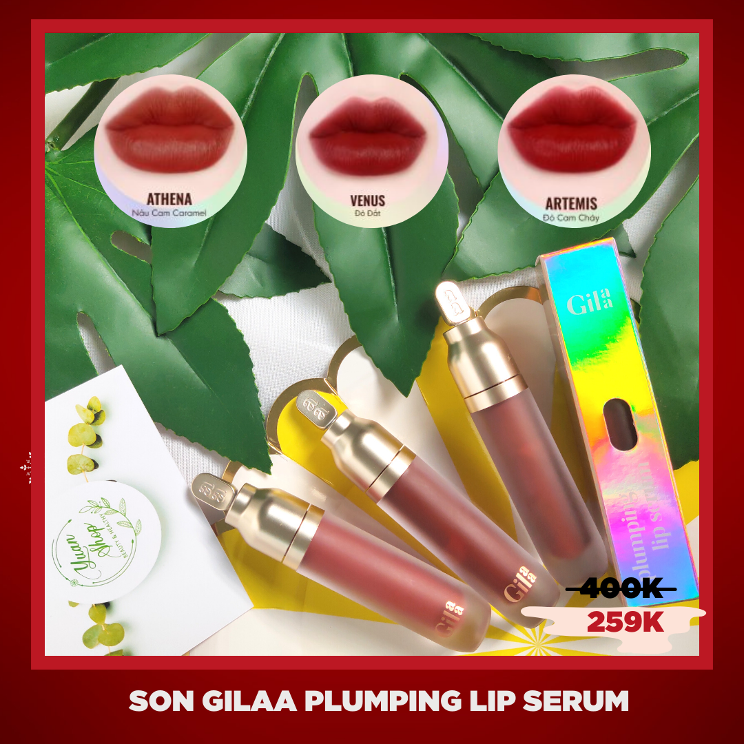 Son Gilaa Plumping Lip Serum Phiên bản Velvet Tint Hoàn Hảo