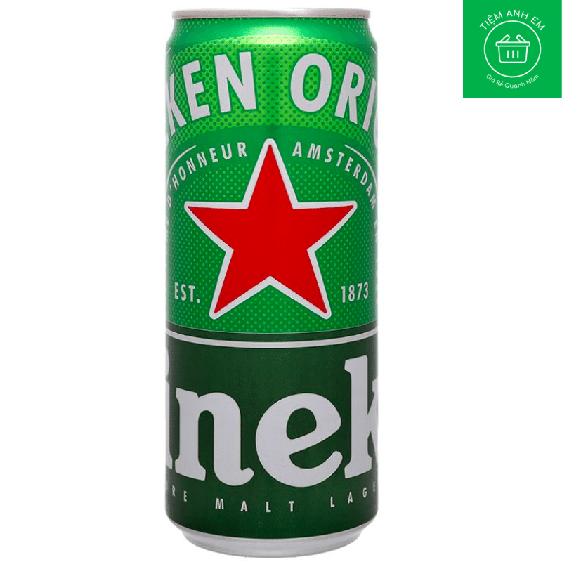 Bia heineken sleek lon cao 330ml