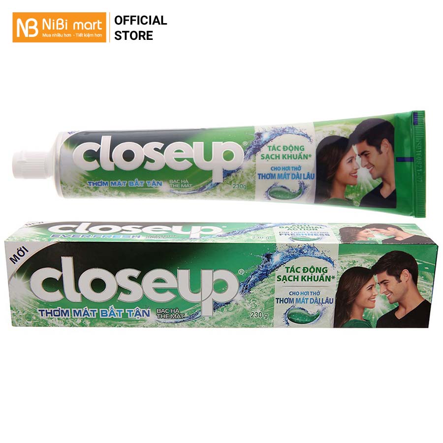 Kem đánh răng Close Up bạc hà tuýp 180g