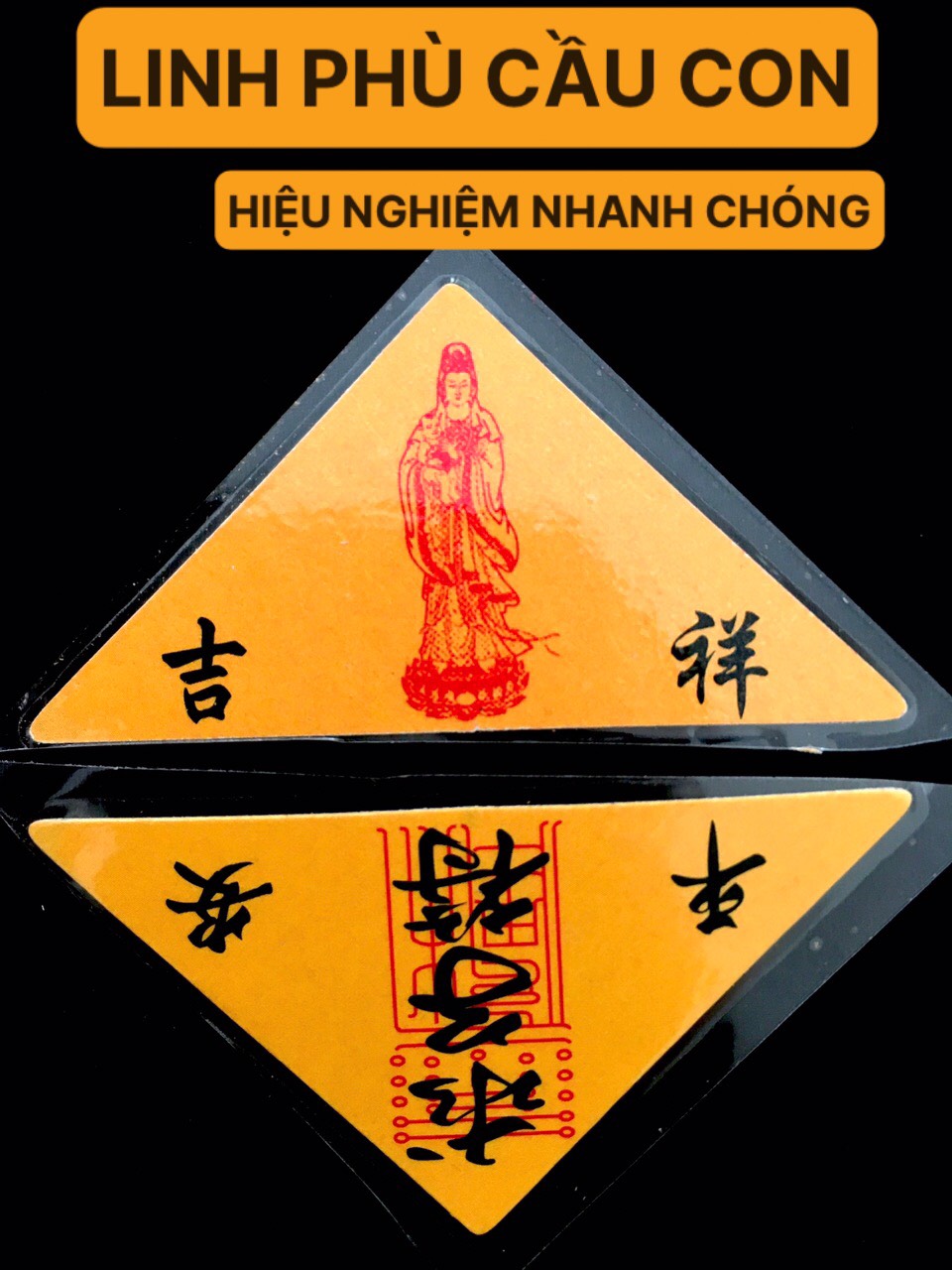 [HCM]Linh Phù tam giác Cầu con giải quyết hiếm muộn con cái - Đã chú