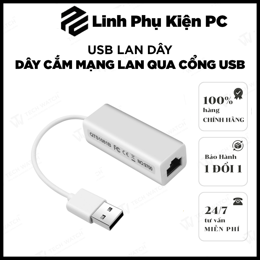 Usb Lan Dây - Dây cắm mạng Lan qua cổng USB