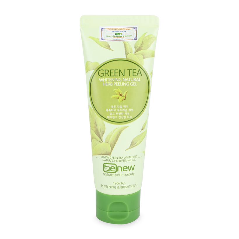 Gel tẩy tế bào chết trà xanh cho da mặt cao cấp Hàn Quốc Benew Green Tea Peeling Gel