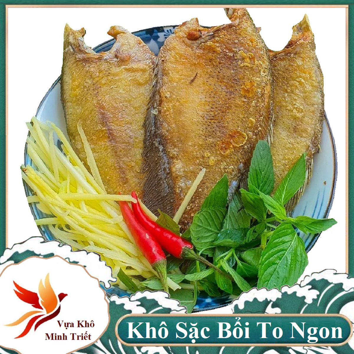 1 kg  KHÔ CÁ SẠC LẠC  LOẠI 1 ( chỉ 8-7 CON /KG) ĐẶC SẢN MINH TRIẾT CÀ MAU