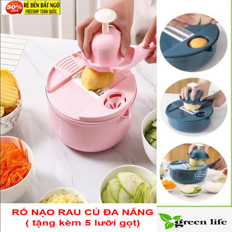 [Hàng Hot] Bộ Cắt Rau Củ Đa Năng, Bộ Nạo Cắt Gọt Rau Củ 8 Món Tiện Lợi Cao Cấp Tặng Dao Bào Vỏ Củ Quả Và Đồ Tách Lòng Trứng Kèm Hộp Đựng,Rổ Nạo Rau Củ Đa Năng Cực Kỳ Tiện Lợi, Không Lo Đứt Tay An Toàn Sử Dụng