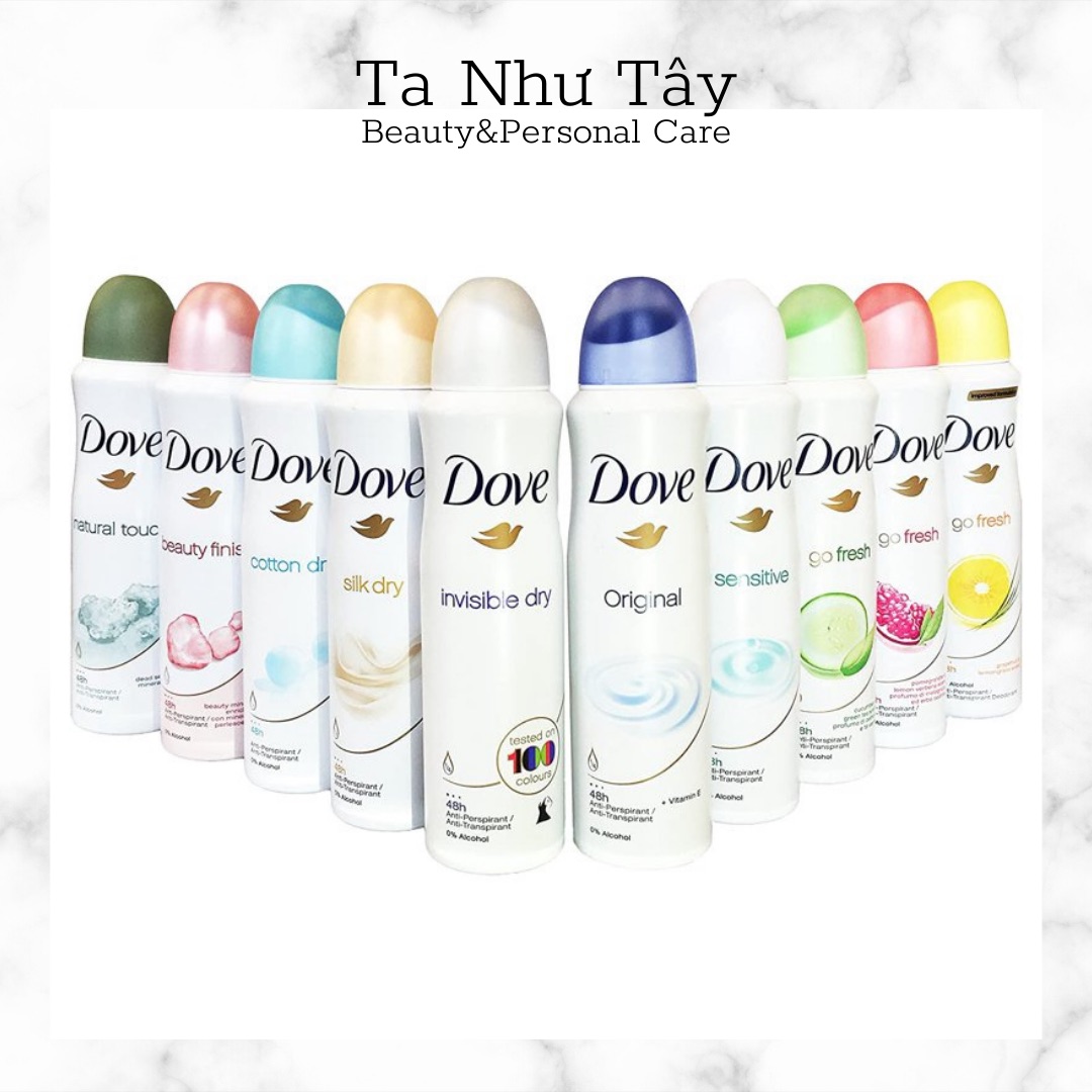 Xịt khử mùi dove nữ 150ml