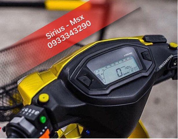 Tặng bao tay Spider gù nhôm xịn   trọn bộ bợ cổ Sirius - chế đồng hồ msx, mang tính chất thẩm mỹ cao, lắp gáp dễ dàng, được kiểm tra hàng trước khi thanh toán