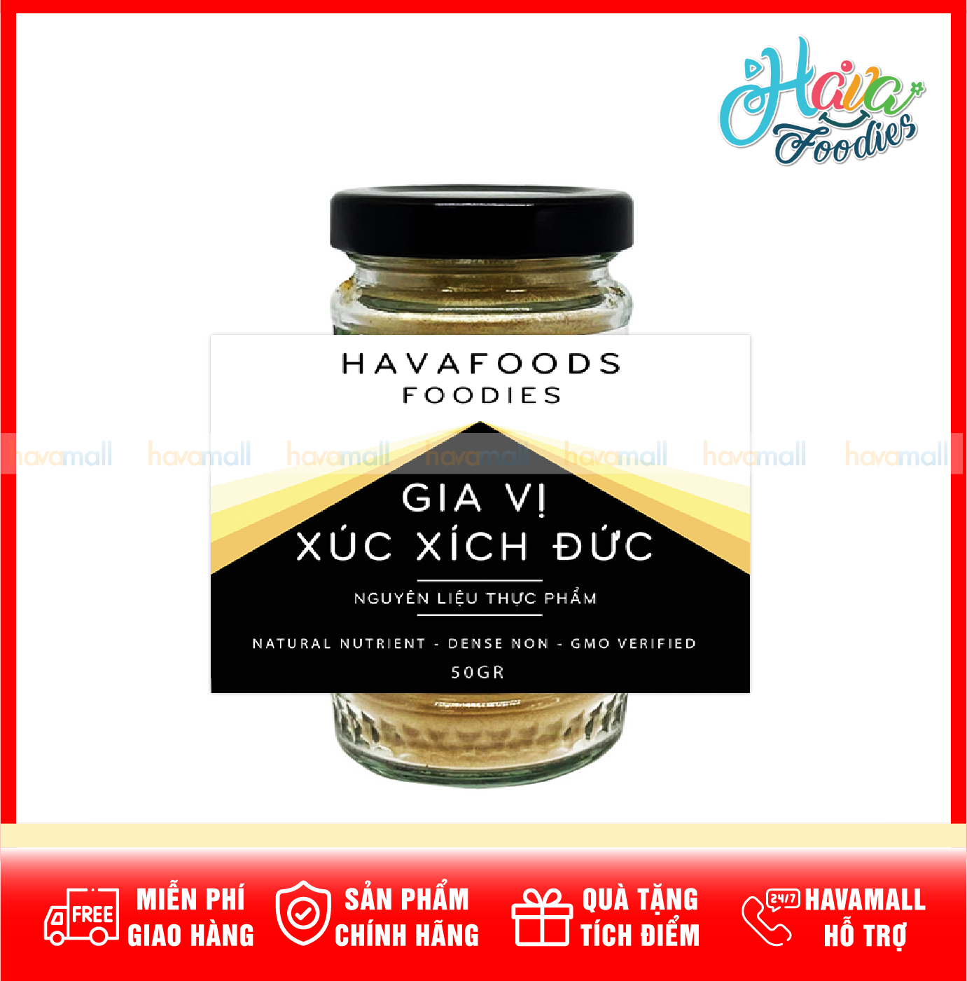 Gia vị xúc xích đức cb300 havafoodies