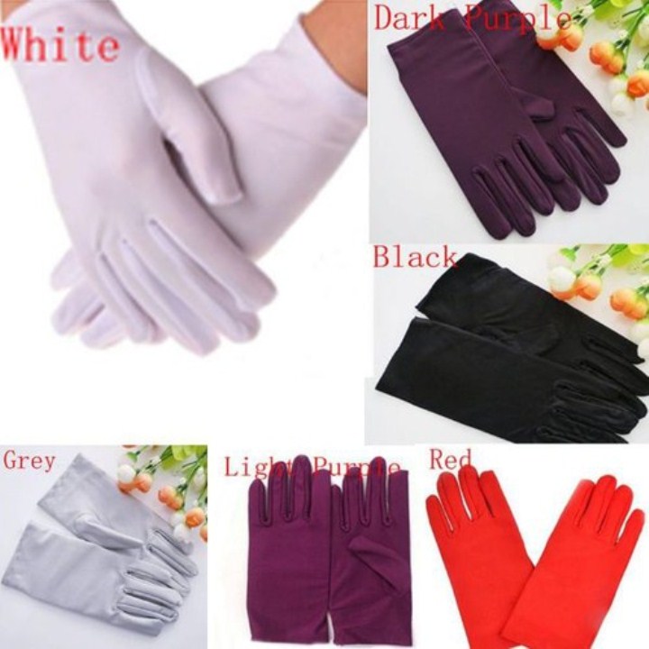 Set 2 Đôi Găng Tay Chống Nắng Thun Cotton 2 Da - 2 Lớp : Free Size, Họa Tiết & Màu Trơn - Giao Ngẫu Nhiên