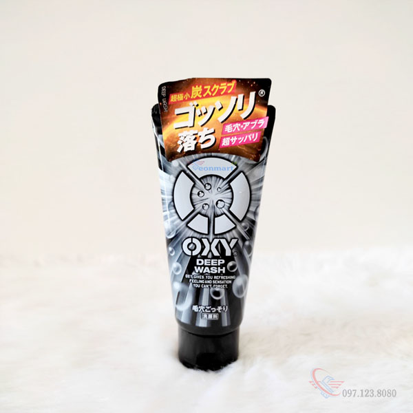 Sữa rửa mặt nhật bản cho nam oxy deep wash 130g