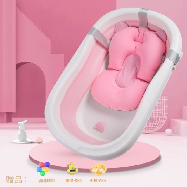 Phao tắm, đệm tắm cho bé sơ sinh hàng chính hãng Hanbei siêu đẹp
