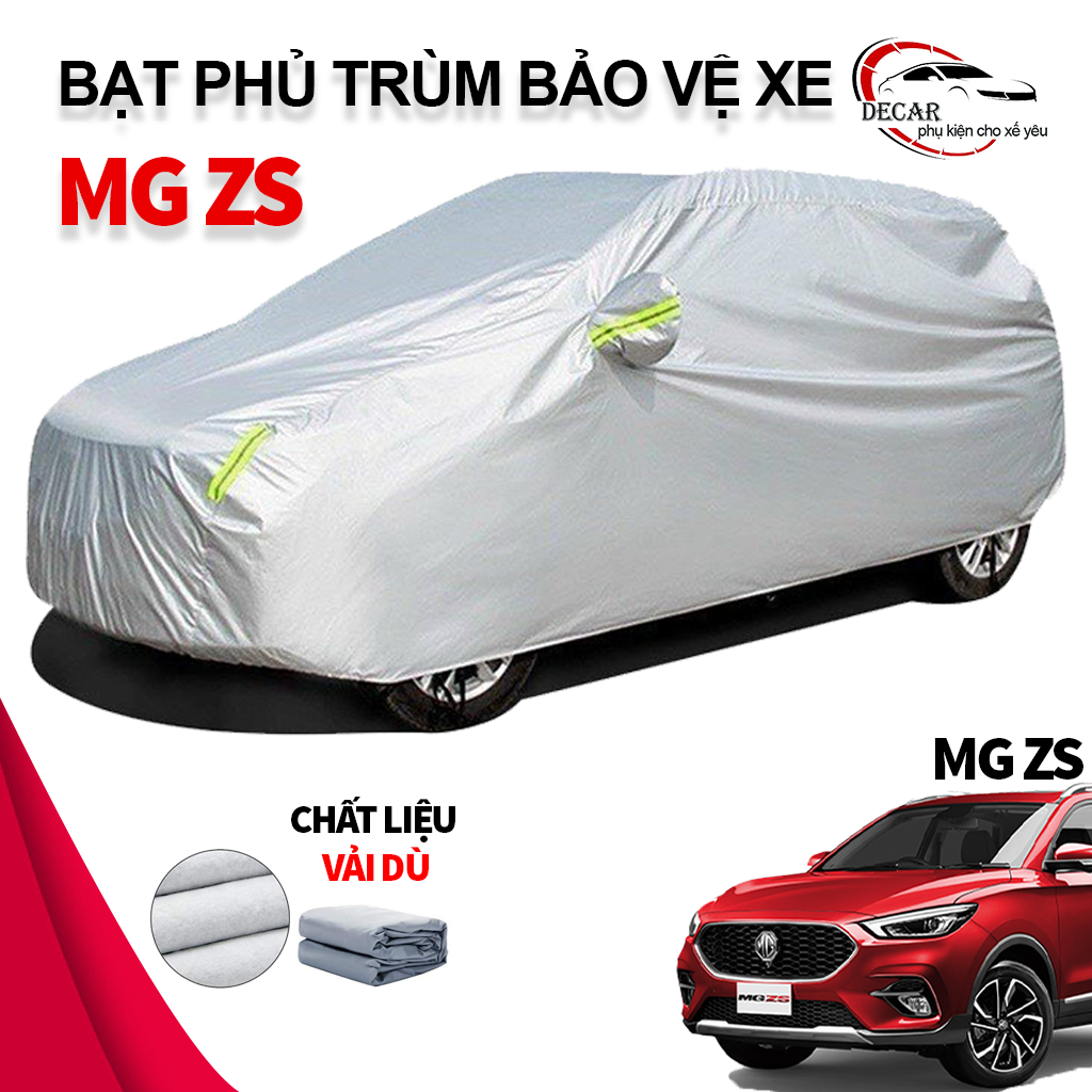 [MG ZS] Bạt phủ xe ô tô 3 lớp thông minh cho xe MG ZS, chất liệu vải dù oxford cao cấp, áo trùm bảo vệ xe che nắng, mưa, bạc phủ trùm bảo vệ che nắng, chống nóng, che mưa