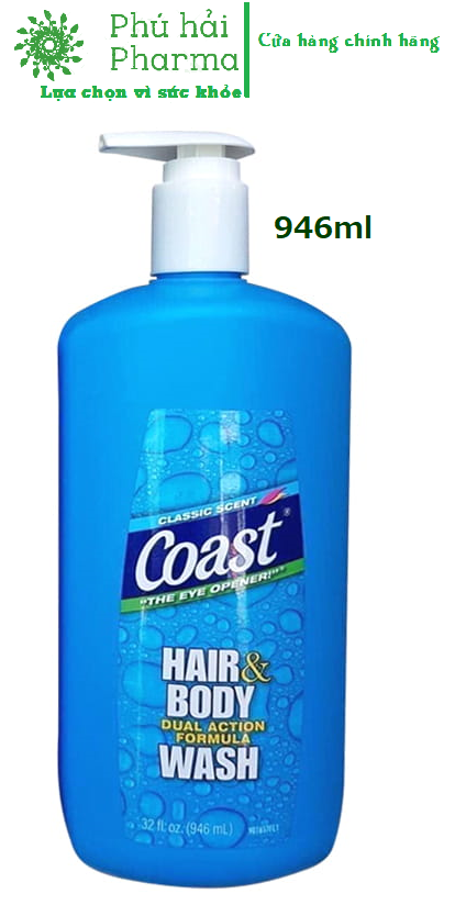 Sữa tắm coast mỹ 2in1