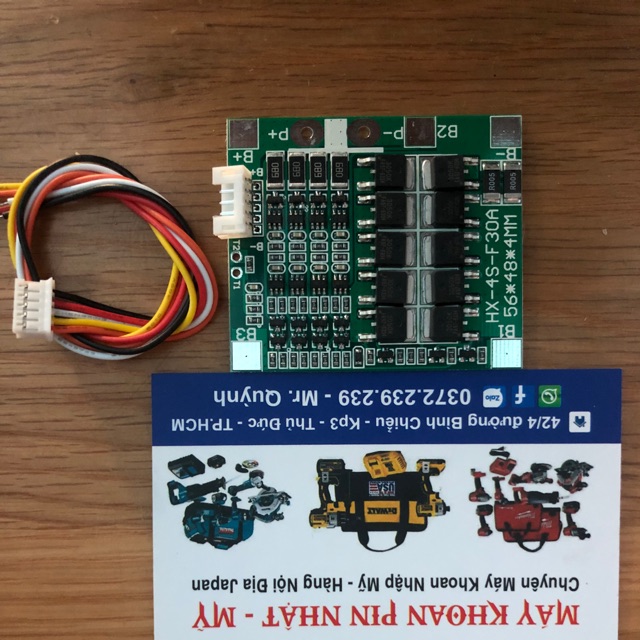 Mạch pin 4 s 16.8 v tải cao