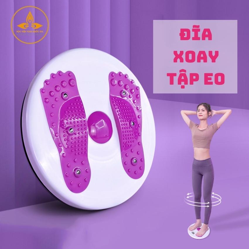 [MIỄN PHÍ VẬN CHUYỂN] ĐĨA XOAY EO MASSAGE CHÂN XOAY 360 ĐỘ, BÀN XOAY EO, DỤNG CỤ TẬP THỂ DỤC DỄ DÀNG SỬ DỤNG MỌI LÚC MỌI NƠI
