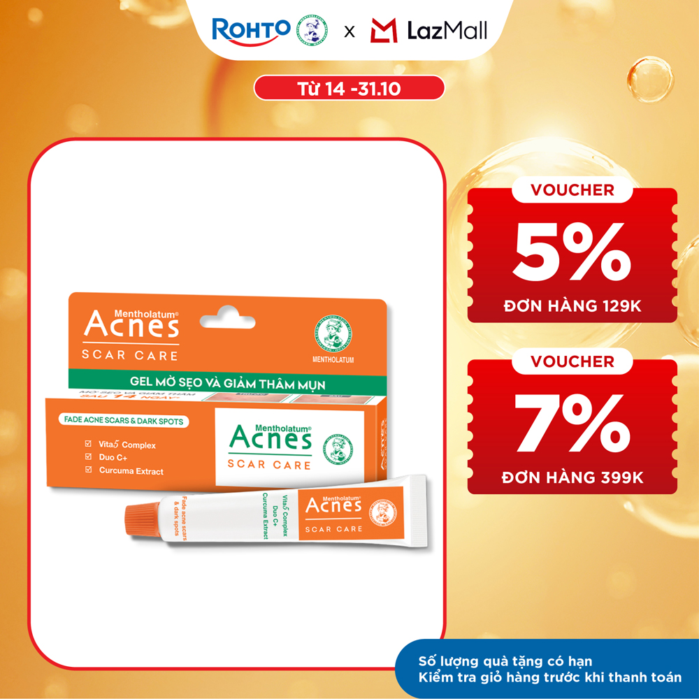 Kem mờ sẹo và thâm dạng gel Acnes Scar Care 12g