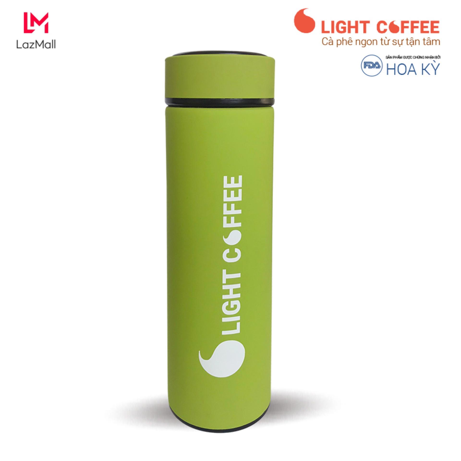 Bình giữ nhiệt inox bền, đẹp Light Coffee